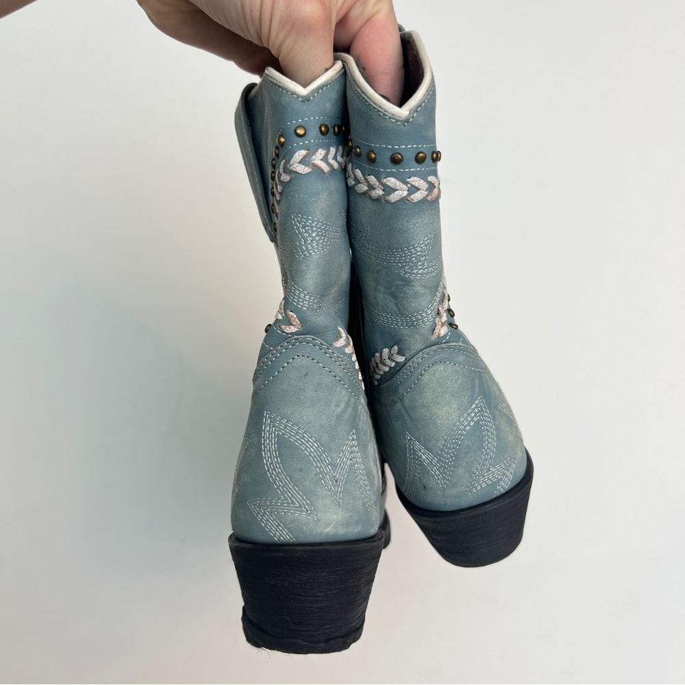 LAREDO WOMEN'S FANCY LEATHER WESTERN BOOT - SNIP TOE, Size 7.5 - Picture 6 of 8
